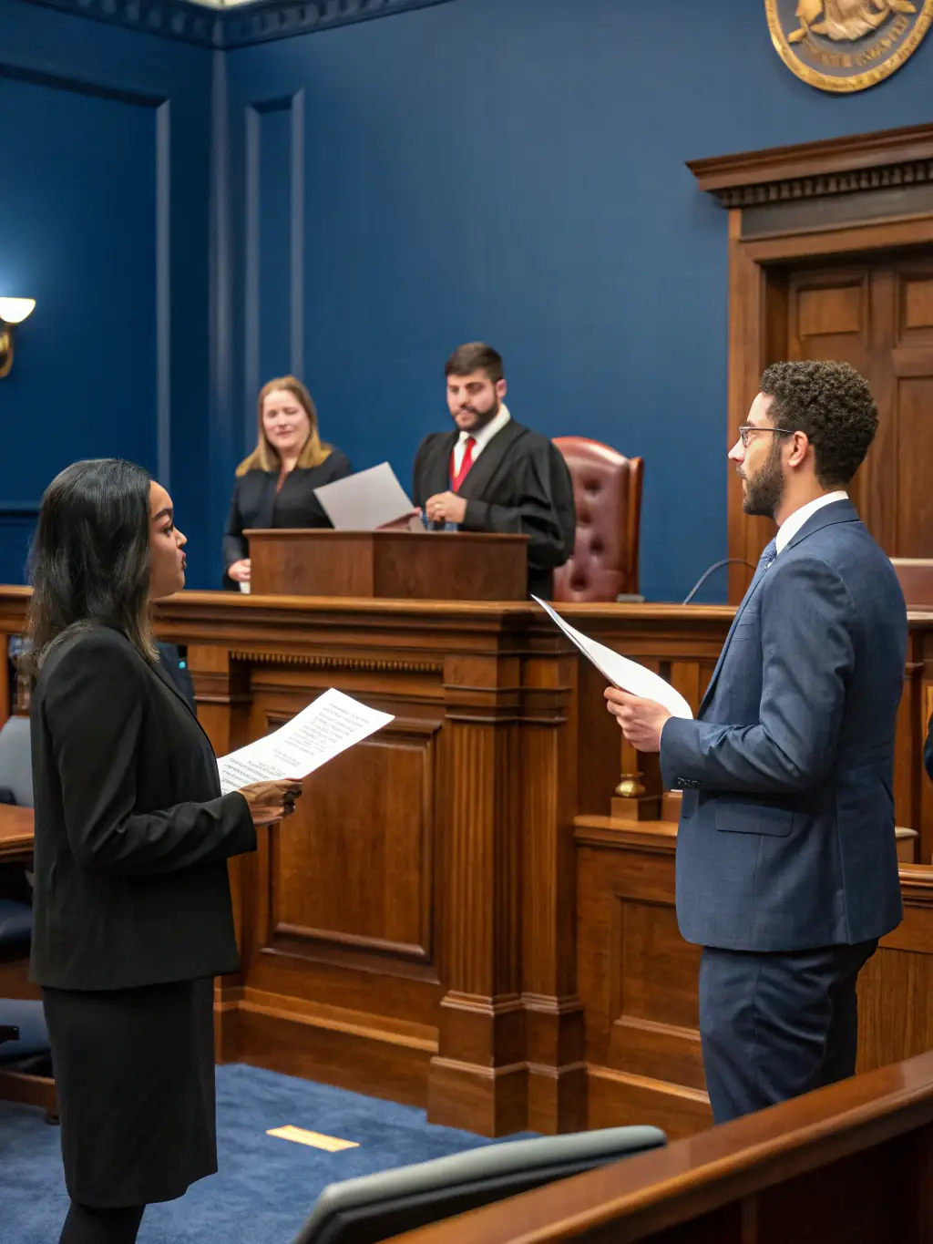 An image showing a successful court case, symbolizing the potential for positive outcomes with ResoluteMedical's support in medical malpractice cases.